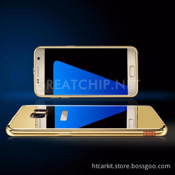 New coming original KXX mirror back metal bumper frame cell phone case for samsung galaxy s7